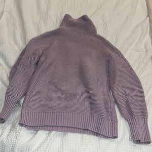 Lavender turtleneck sweater from Nordstrom worn once